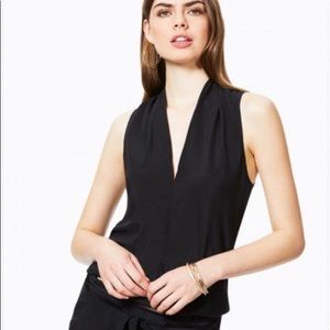 Ramy Brook Black Robi Sleeveless Top Sz M